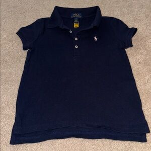 Polo Ralph Lauren  Girls Navy Blue Polo Shirt